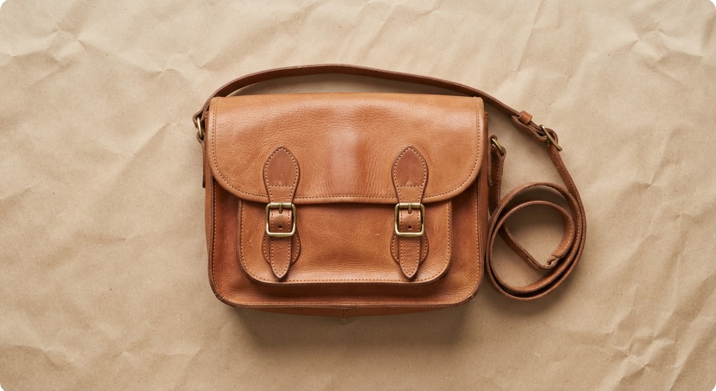 Leather Satchel — Broken In — One size · Good · one of one